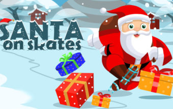 Santa on Skates