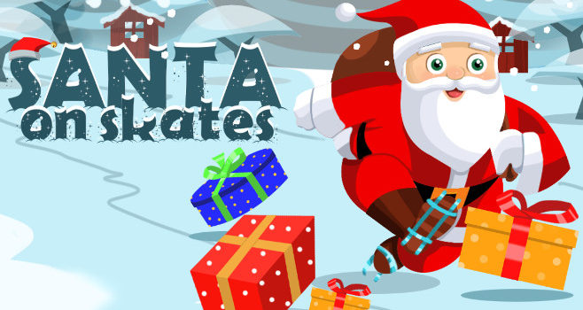Santa on Skates