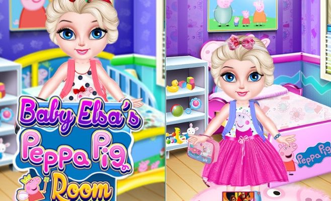 Baby Elsa Peppa Pig Room