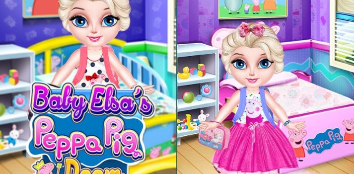 Baby Elsa Peppa Pig Room