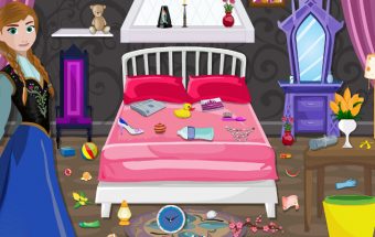 Frozen Anna Room Cleaning