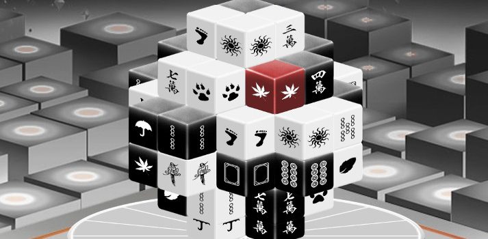 Mahjong Black and White 3D
