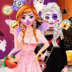 Frozen Sisters Halloween Party