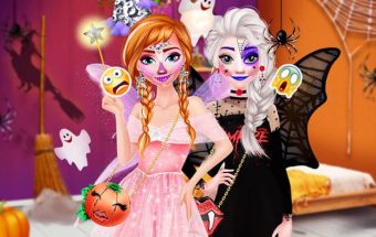 Frozen Sisters Halloween Party