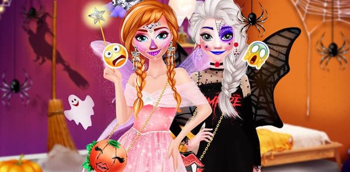 Frozen Sisters Halloween Party