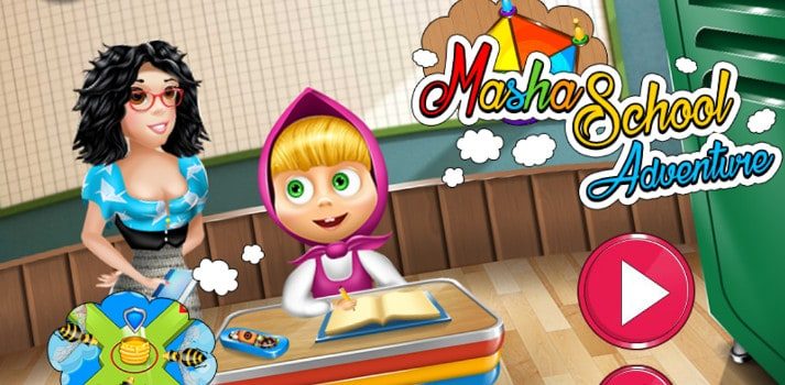Masha School Slacking