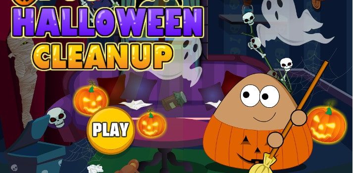 Pou Halloween Cleanup