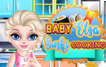 Baby Elsa Sushi Cooking