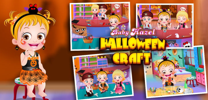 Baby Hazel Halloween Crafts