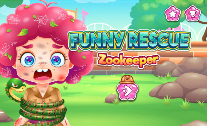 Funny Rescue Zookeeper