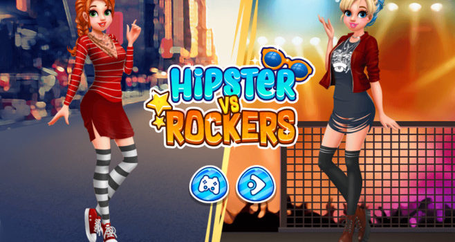 Hipster Vs Rockers