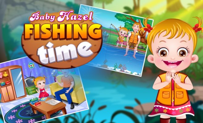 Baby Hazel Fishing Time