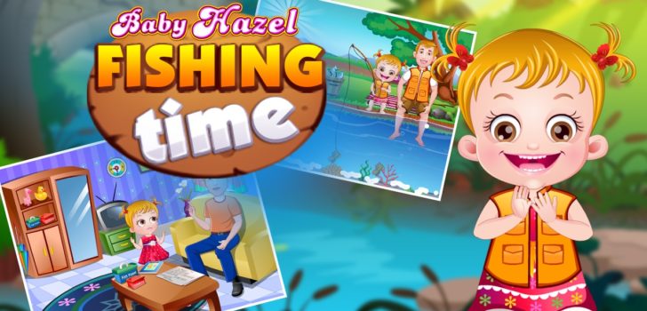 Baby Hazel Fishing Time