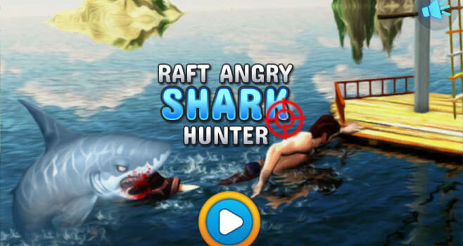 Raft Angry Shark Hunting