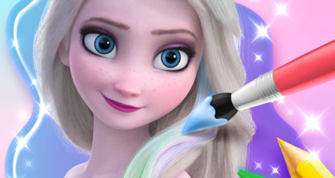 Elsa da colorare