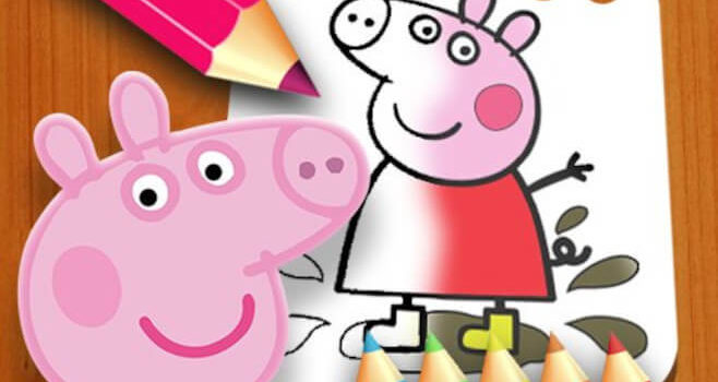 Peppa Pig da Colorare
