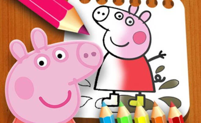 Peppa Pig da Colorare